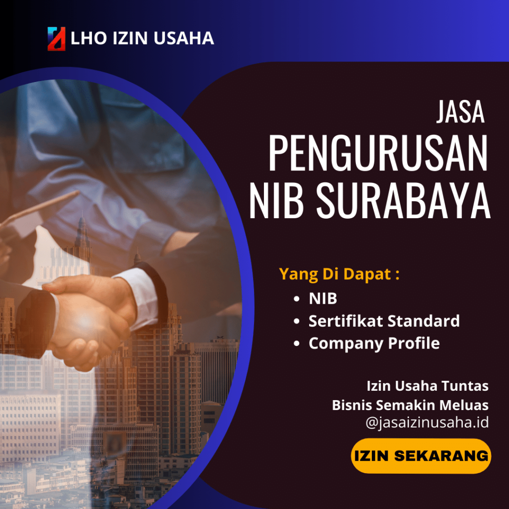 Jasa Pengurusan NIB Surabaya