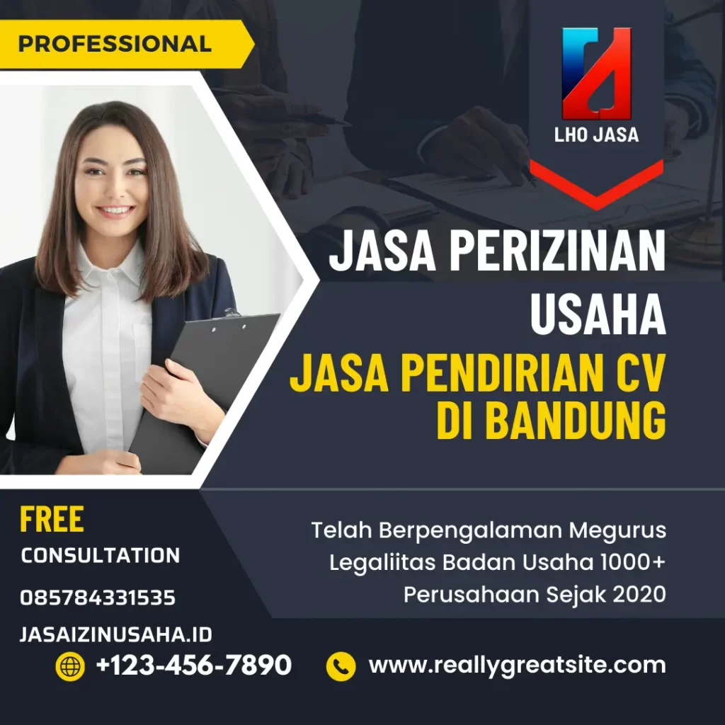 Jasa Pendirian CV Bandung